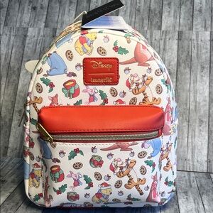 Loungefly Disney Winnie The Pooh Character Pattern Backpack